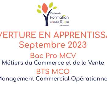 Ouverture en apprentissage 2023